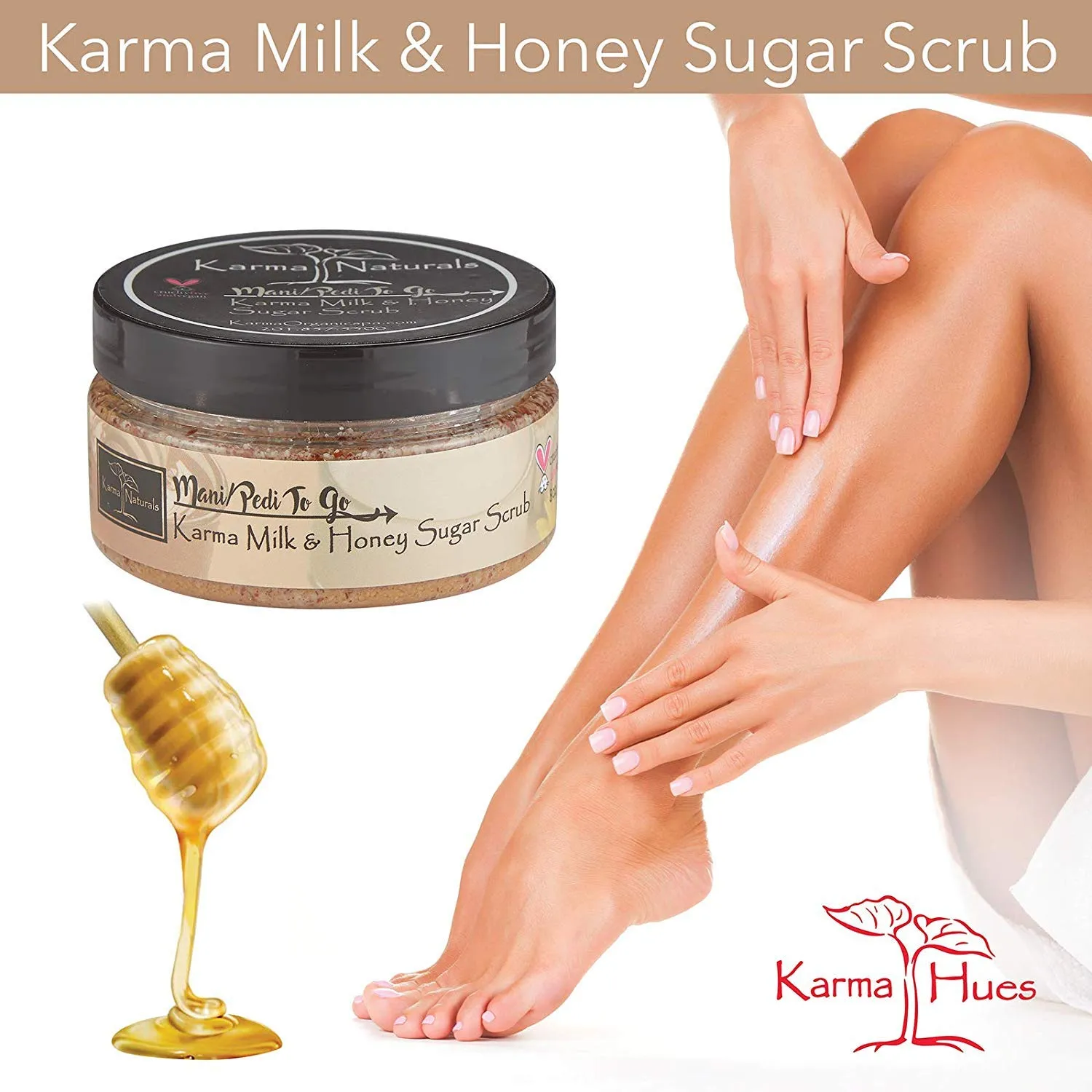 Karma Organic Zucchero Miele scrub corpo vegano delicato
