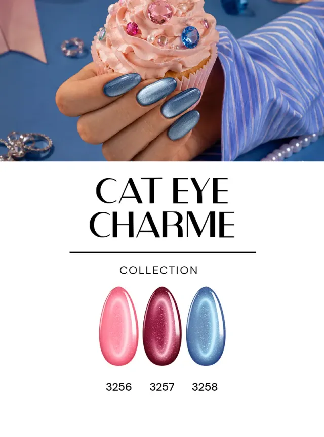 Majida Cat Eye Charme 3256-3258 smalto semipermanente kit magnetico
