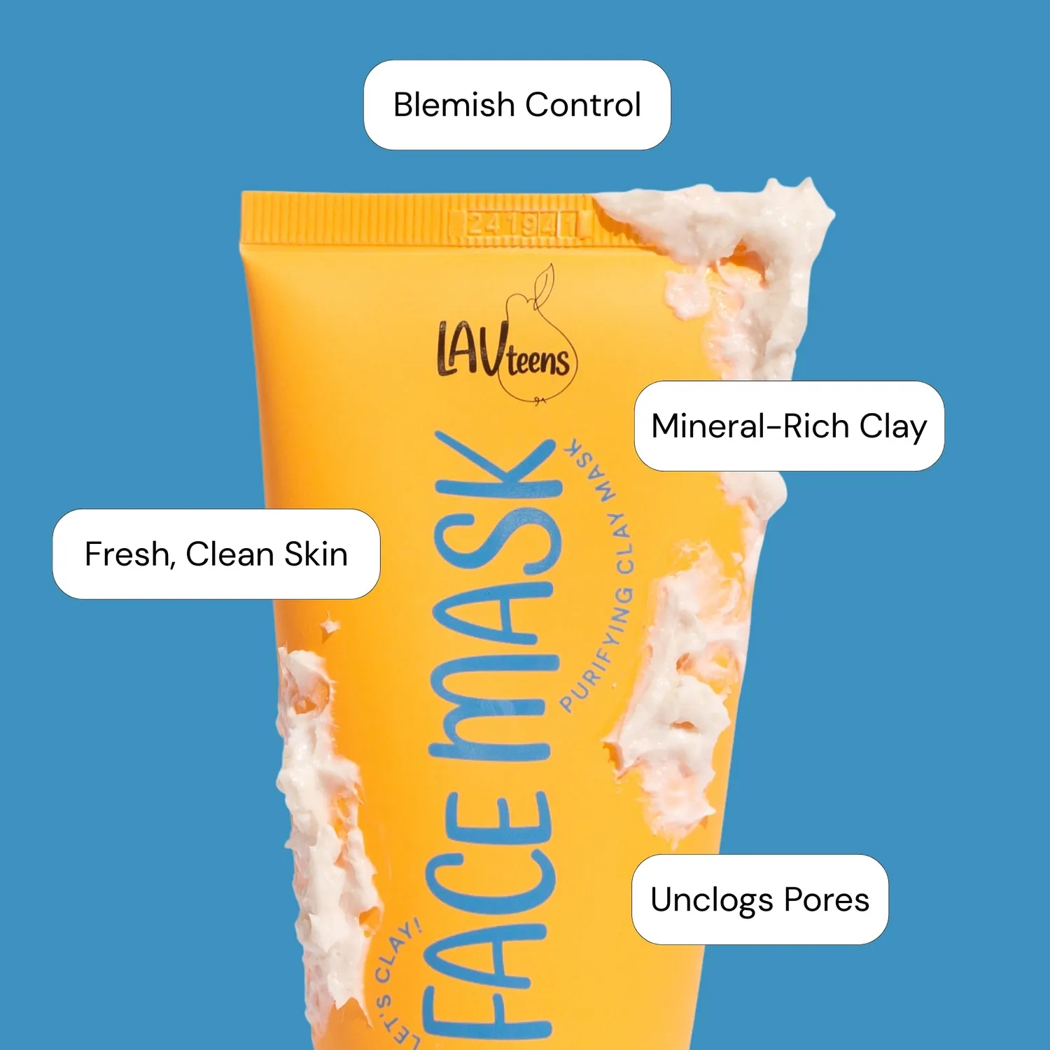 Miss Nella Lav Teens Let's Clay maschera viso argilla