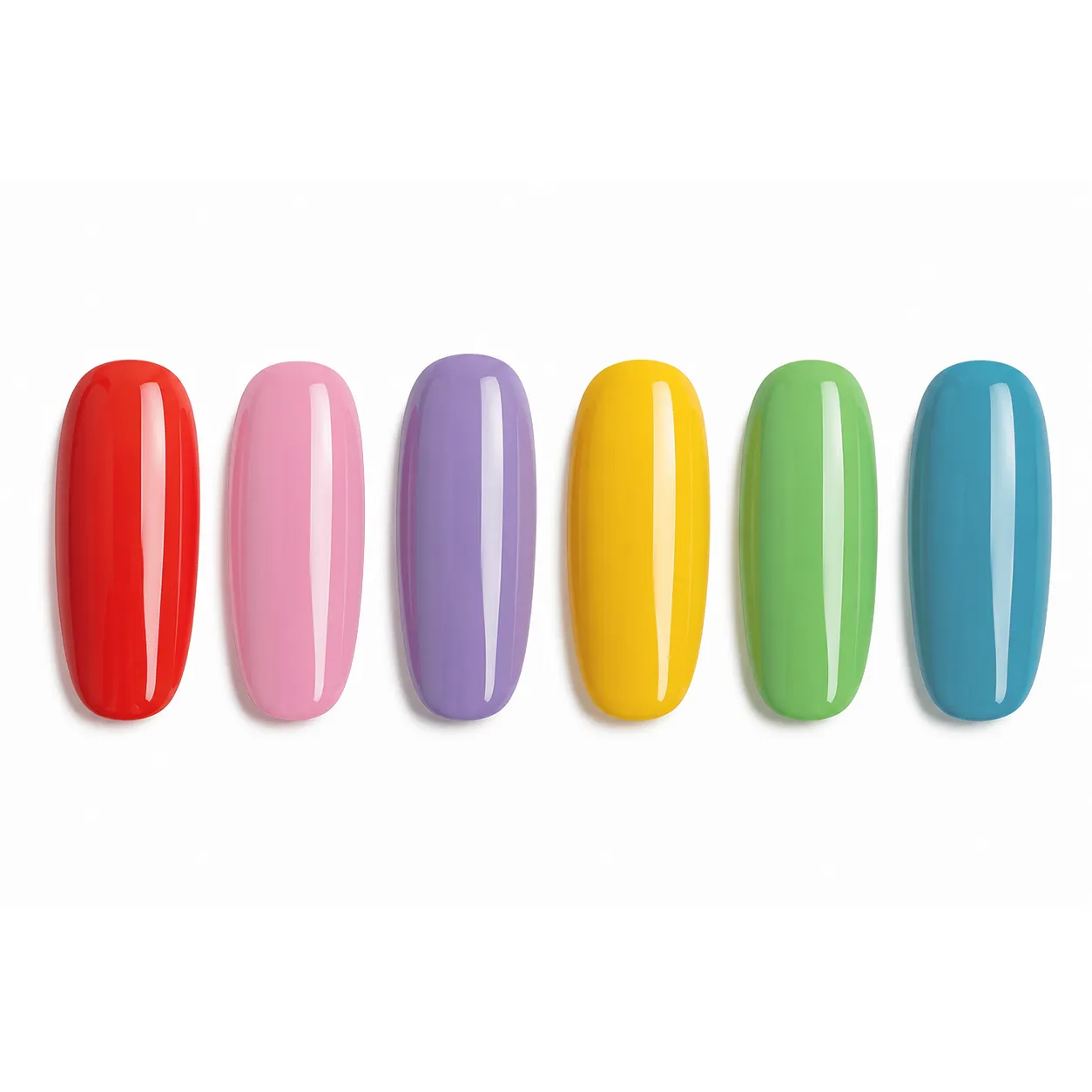 New Nails System Candies Collection Smalto Semipermanente 6 Pastello UV/LED