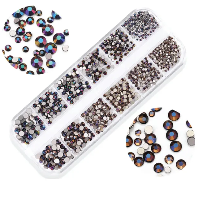 New Nails System Strass Kit 08 Cristalli Nail Art Mix Misure