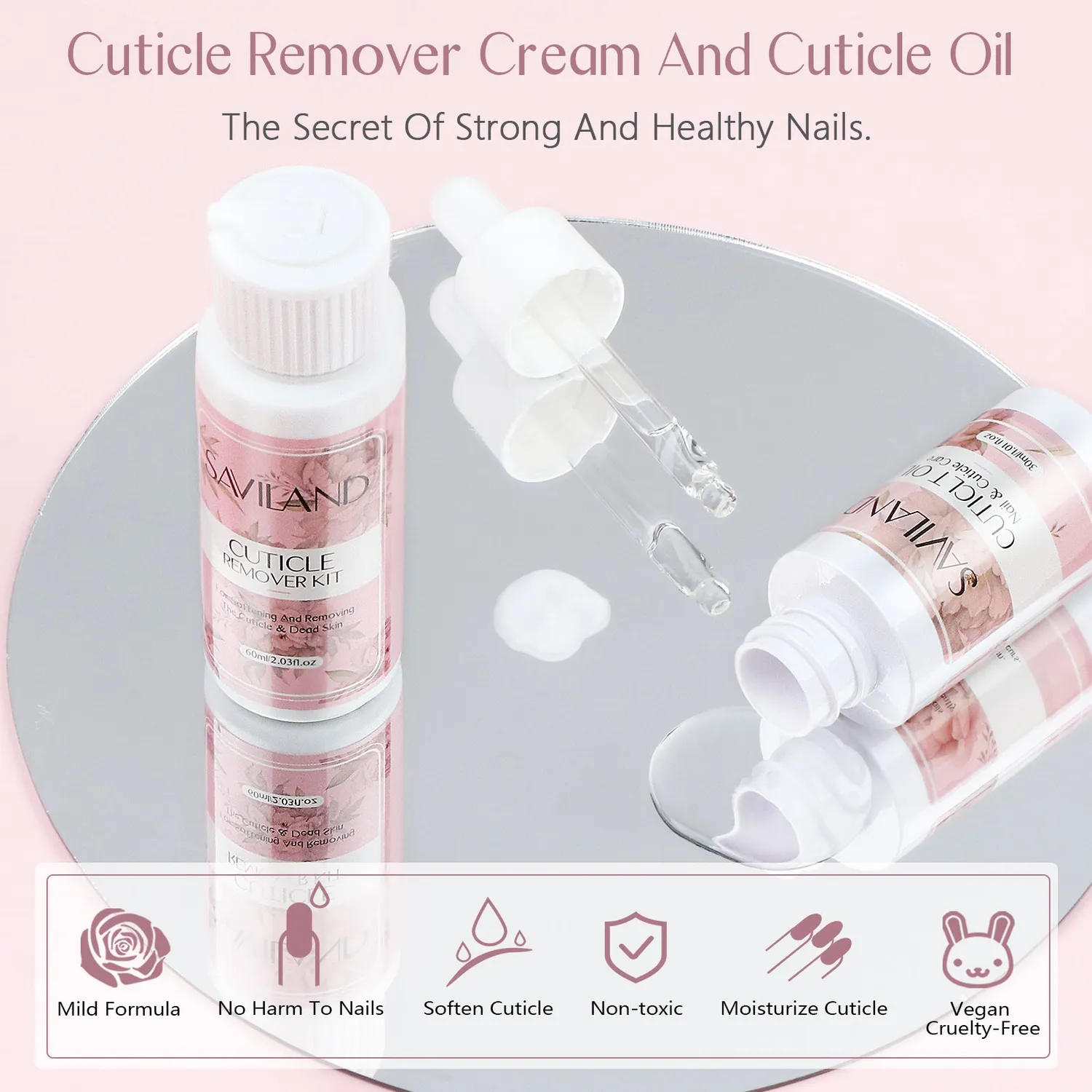 Saviland Kit Cura Cuticole crema 60 ml + olio 30 ml