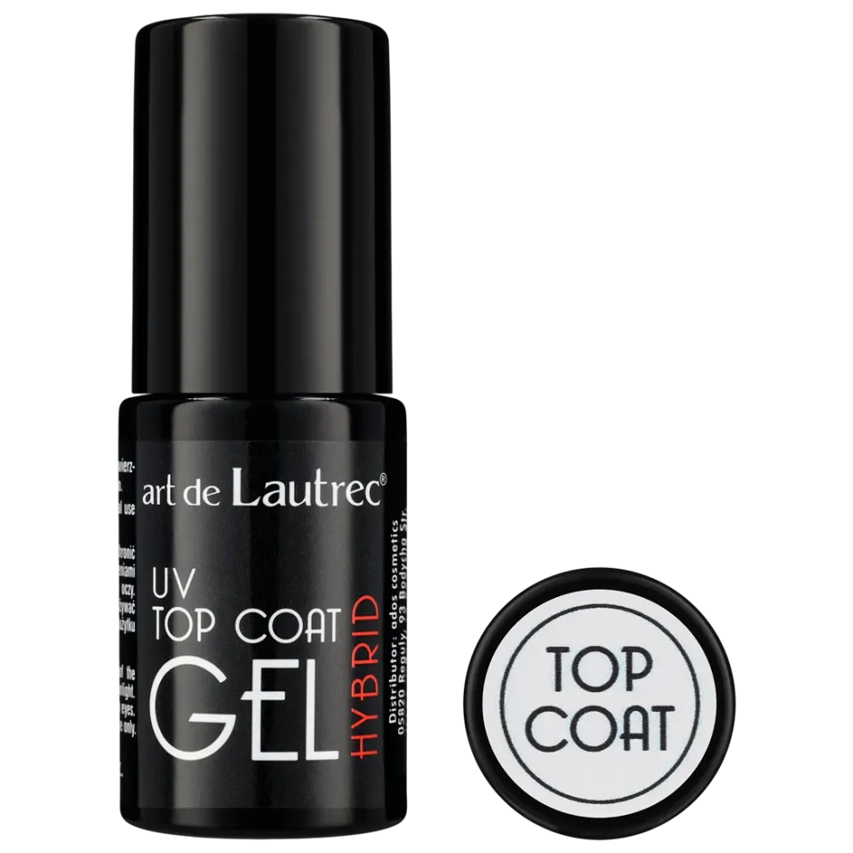 Ados UV Gel Top Coat ibrido semipermanente 6 ml lucido