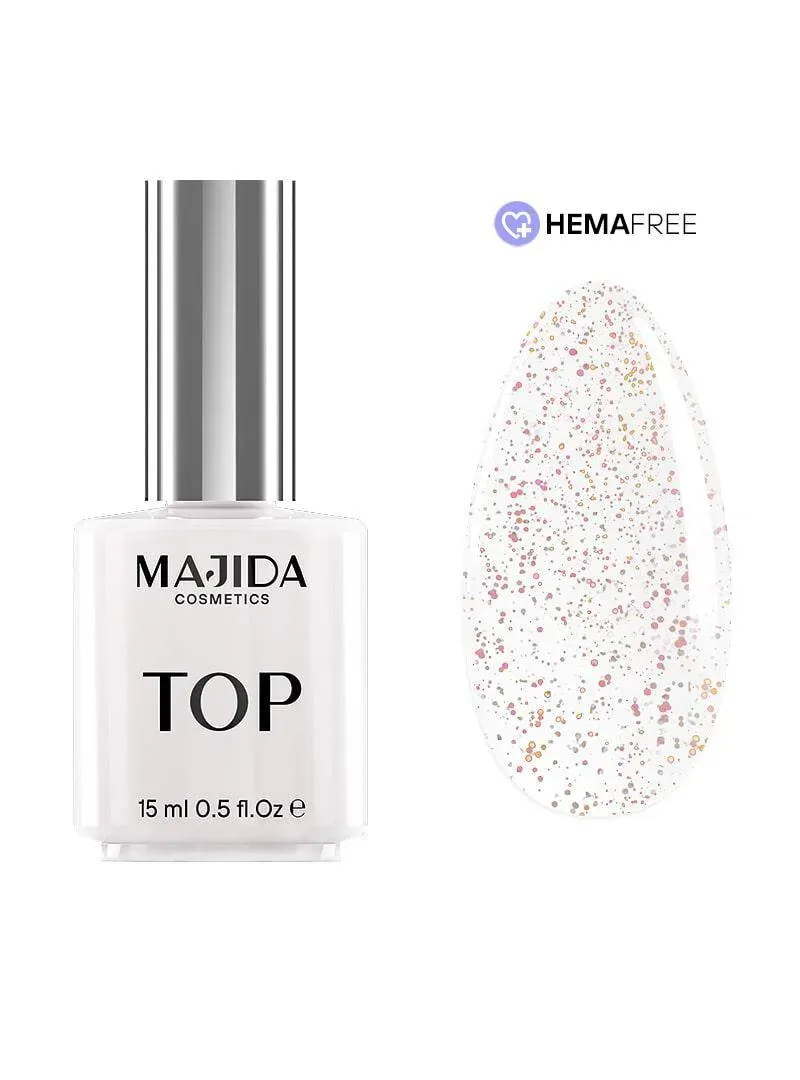 Majida Top Rose Gold top glitter HEMA free