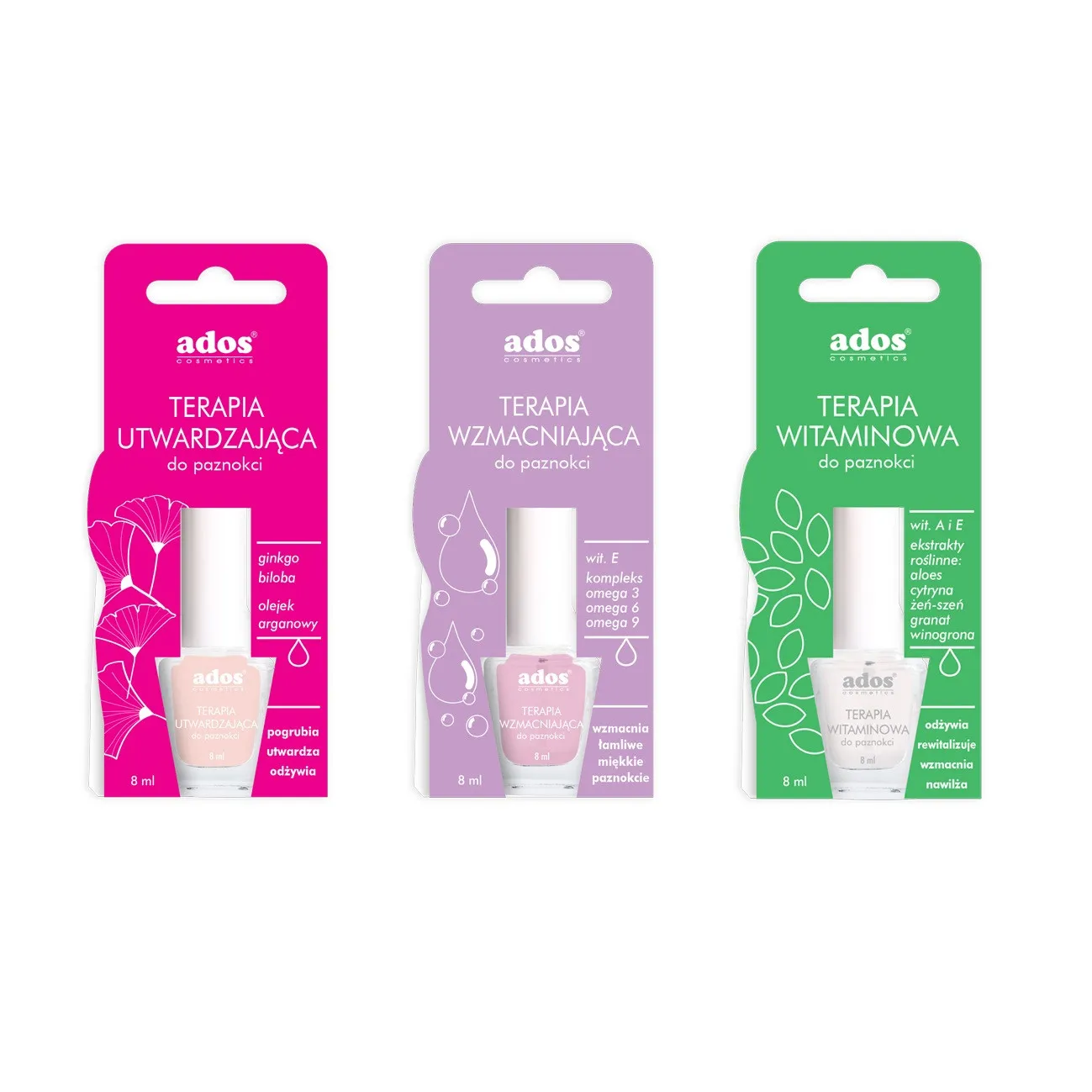 Ados Hardening Nail Therapy indurente unghie 8 ml rinforzante