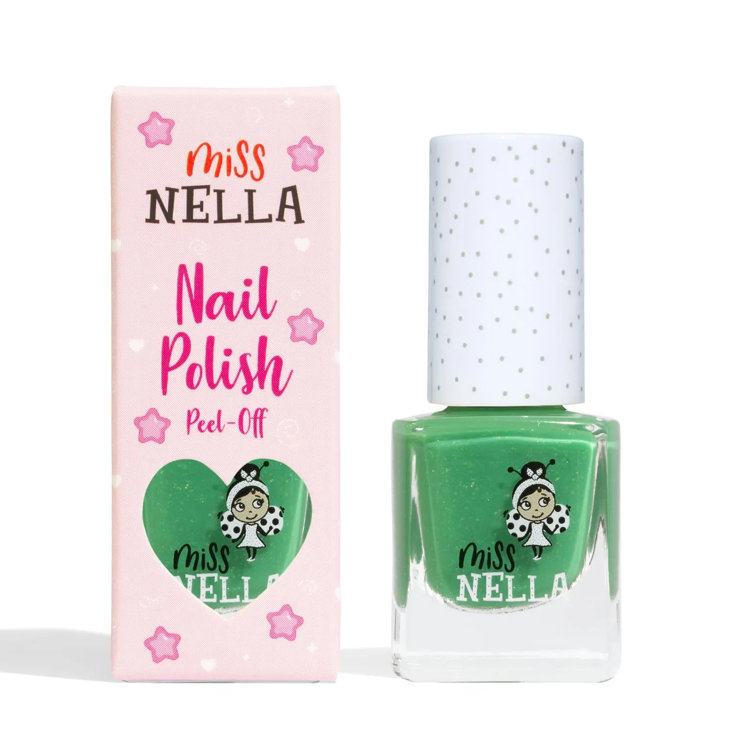 Miss Nella Kiss The Frog Smalto Verde Glitter Peel Off