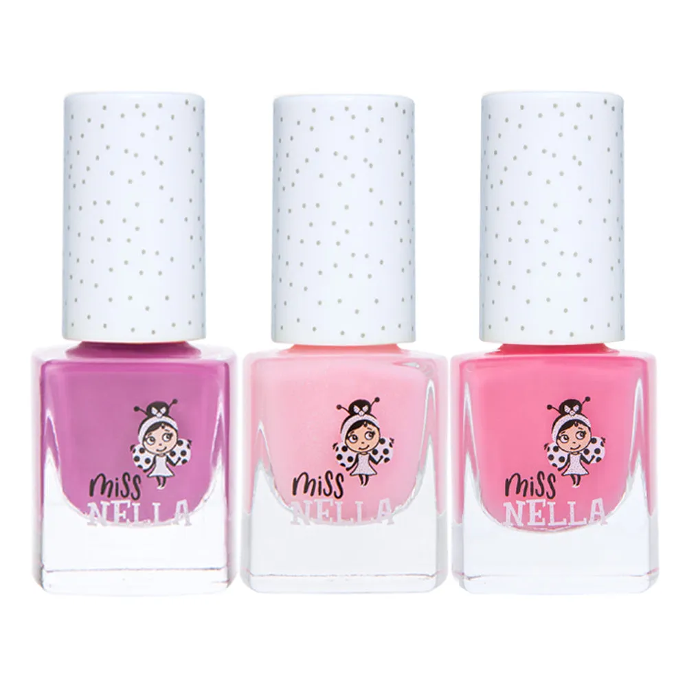 Miss Nella Sweet Little Pack set 3 smalti peel off rosa