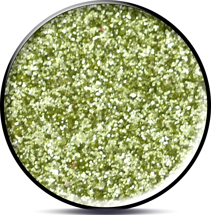 New Nails System EG21 Ombretto Glitter Solo Cialda Green Light