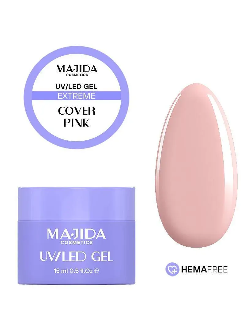 Majida Extreme Cover Pink gel costruttore 15ml rigido