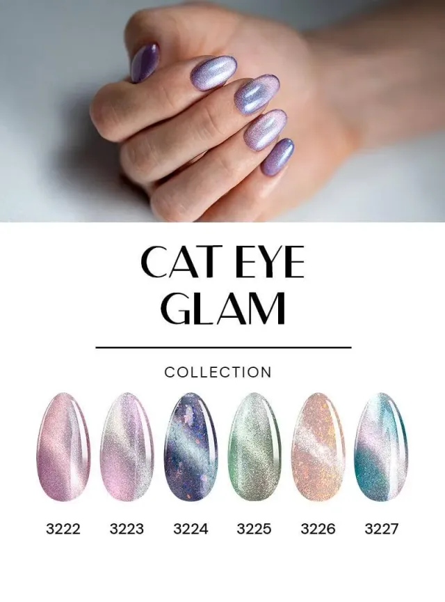 Majida Cat Eye Glam set 6 smalti semipermanenti 8,5 ml