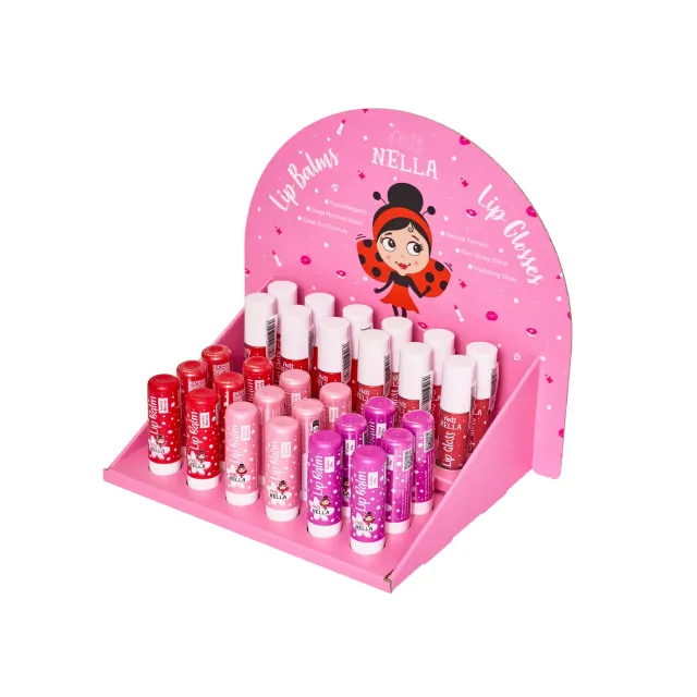 Miss Nella Lip Collection espositore balsami labbra e gloss