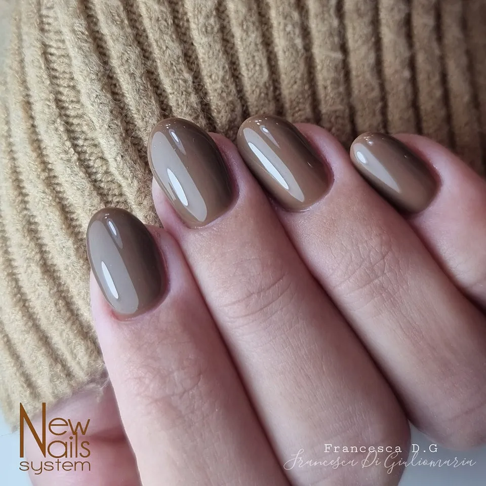 New Nails System Cowgirl 749 smalto semipermanente marrone artico