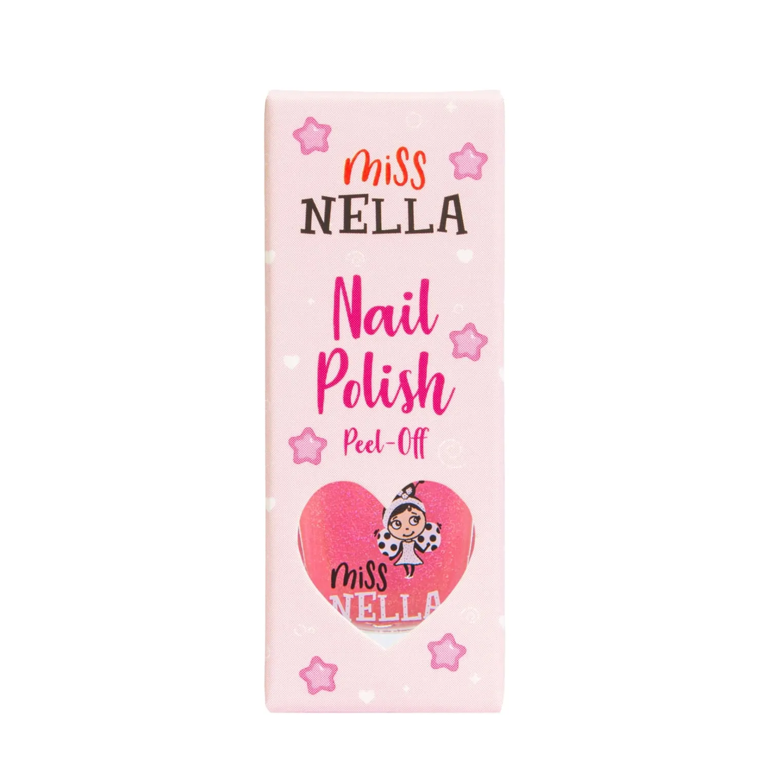 Miss Nella Tickle Me Pink smalto rosa shimmer peel off