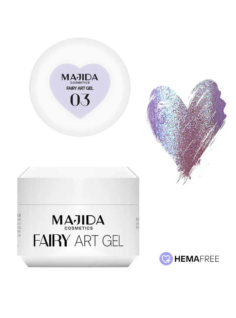 Majida Cosmetics Fairy Art Gel 03 gel nail art pigmentato