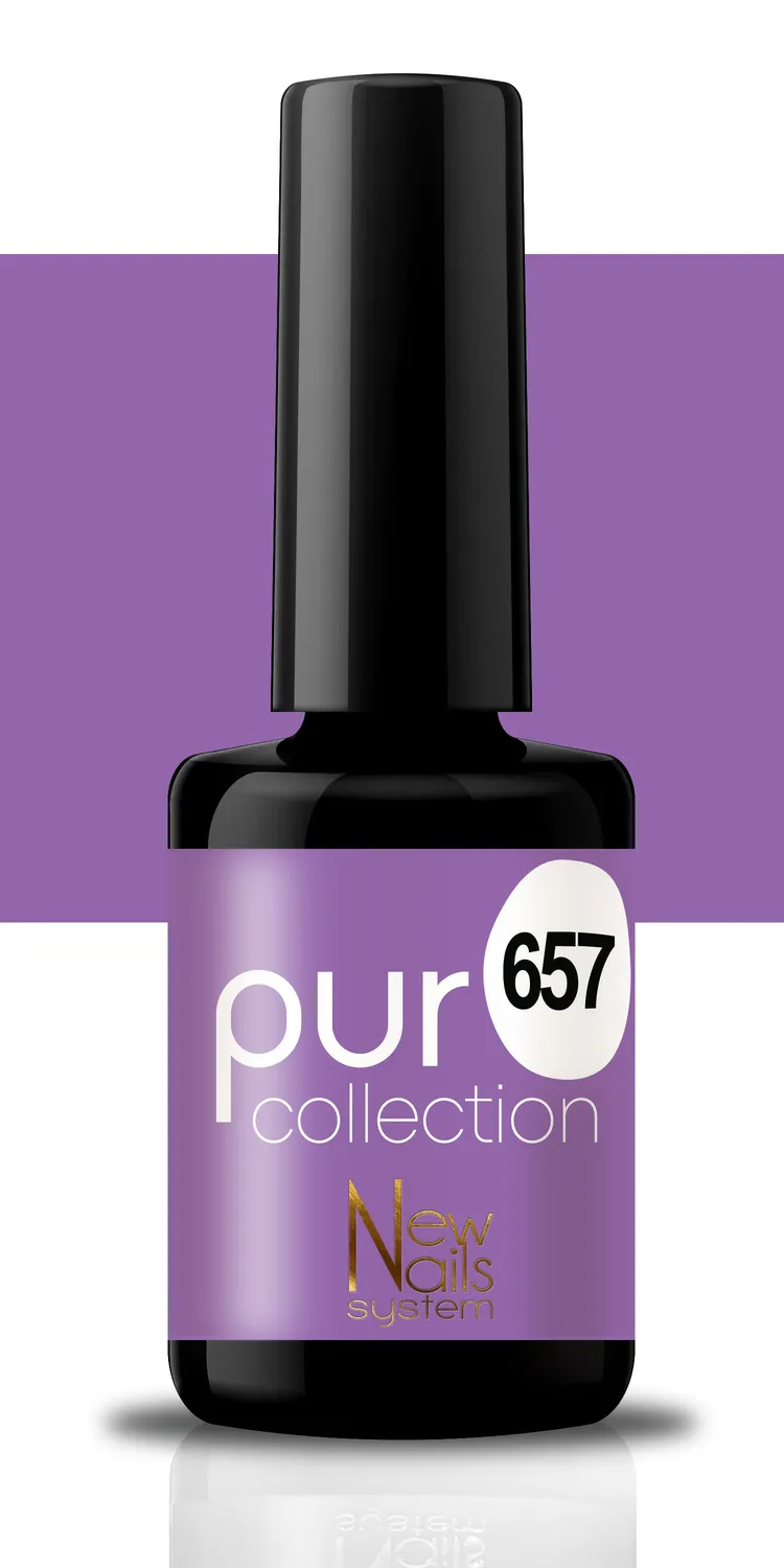 New Nails System Peryvinkle 657 smalto semipermanente orchidea