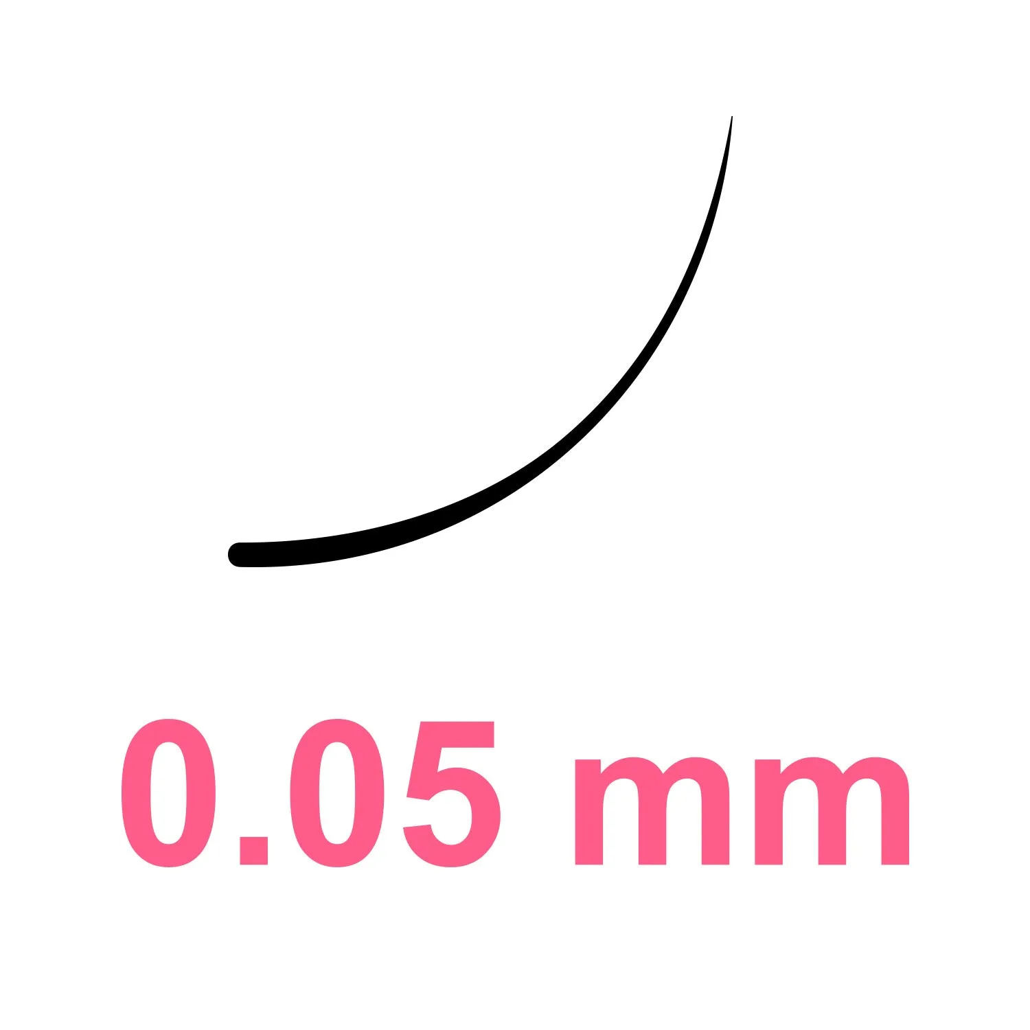 New Nails System extension ciglia curva D spessore 0.05 miste