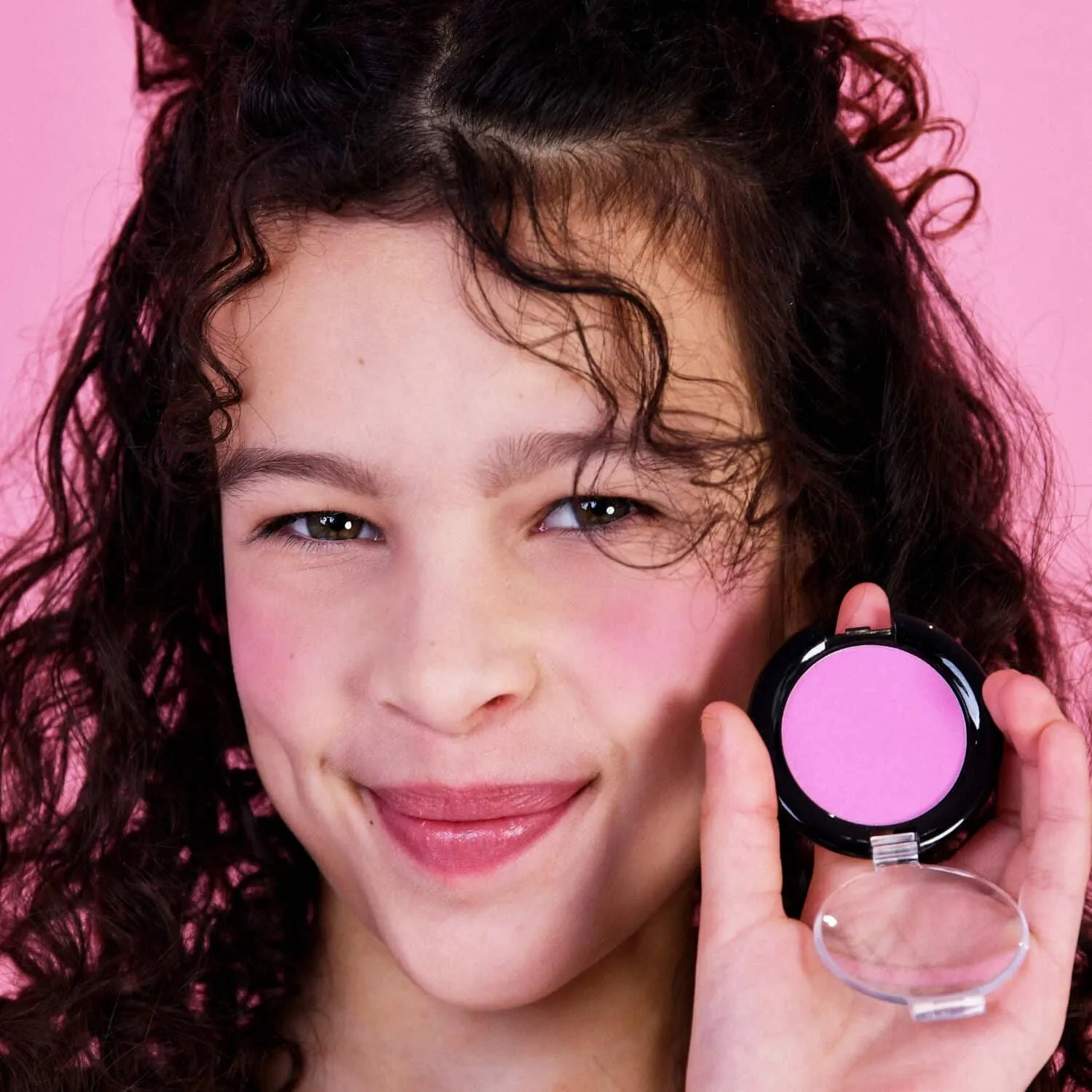 Miss Nella Blush trucco rosa compatto viso