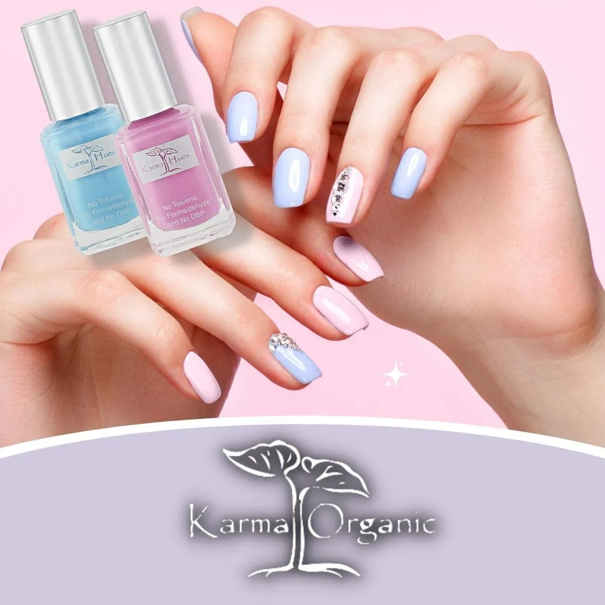 Karma Organic Lala Lilac smalto unghie naturale non tossico