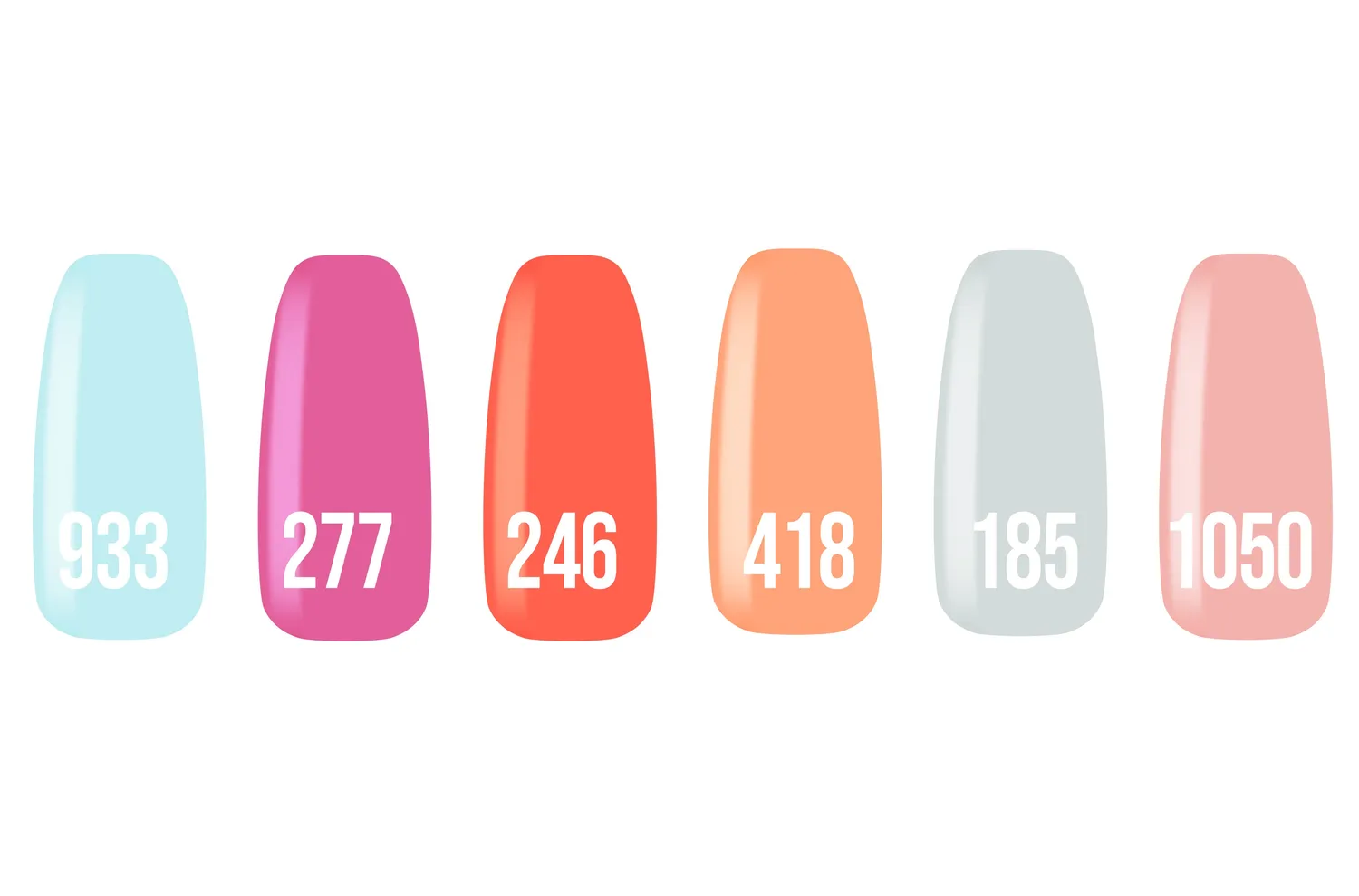 New Nails System Pulse of the City Collection smalto semipermanente set 6 colori