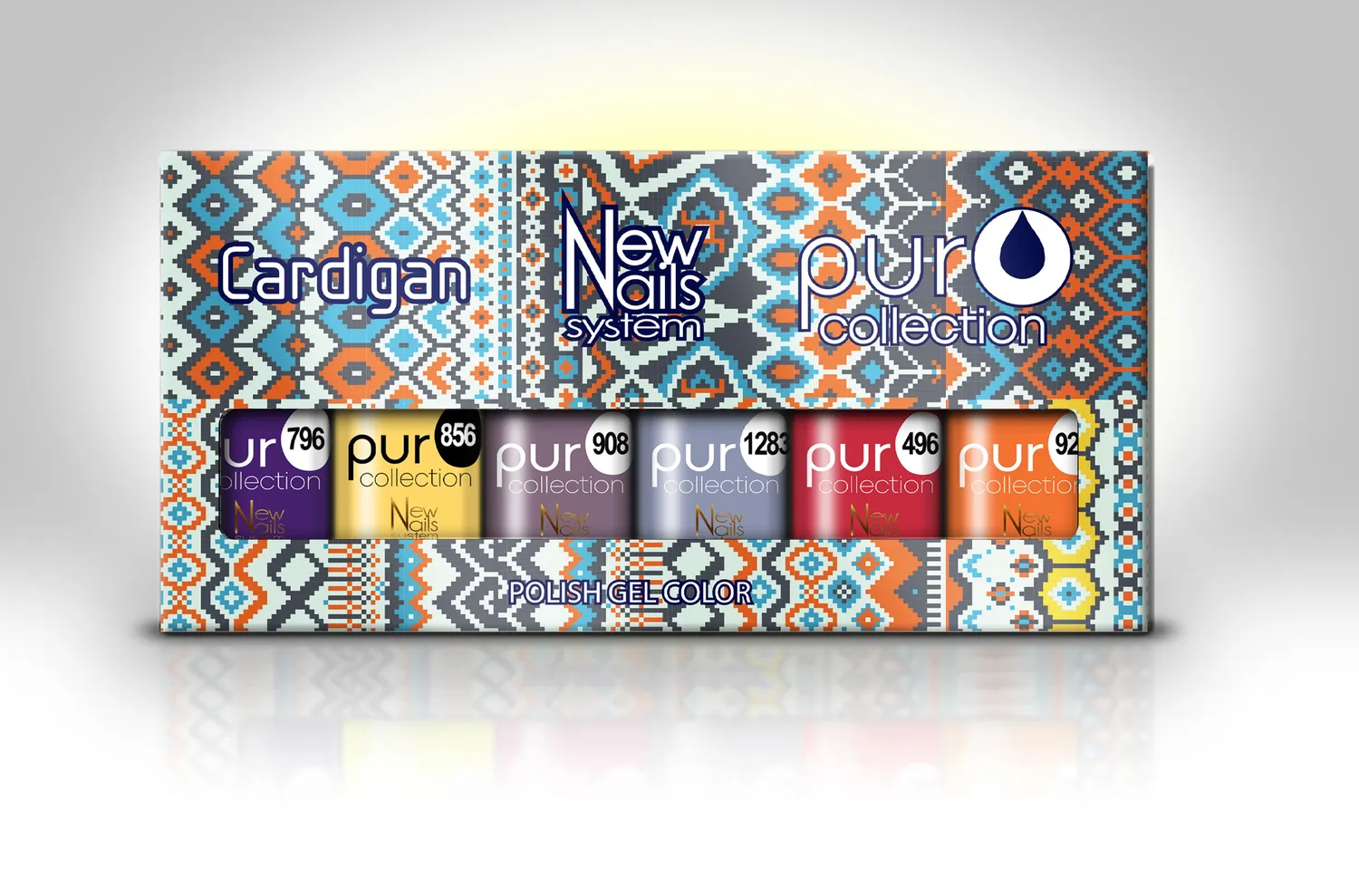 New Nails System Cardigan Collection set 6 smalti semipermanenti