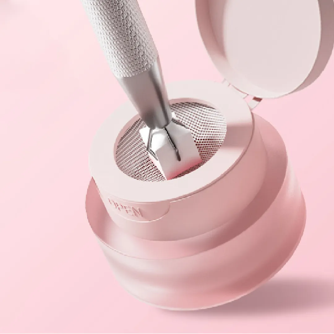 New Nails System Byboom Kit Babyboomer Penna + 100 Spugnette