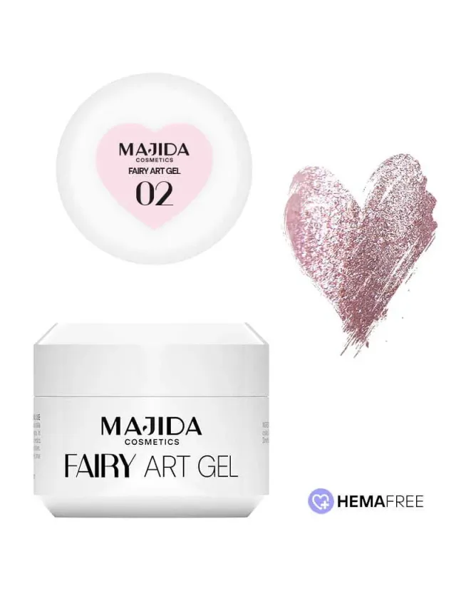 Majida Cosmetics Fairy Art Gel 02 nail art senza dispersione