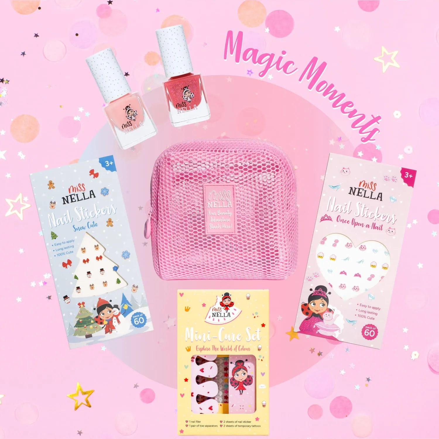 Miss Nella Magic Moments set regalo glam bag bambina