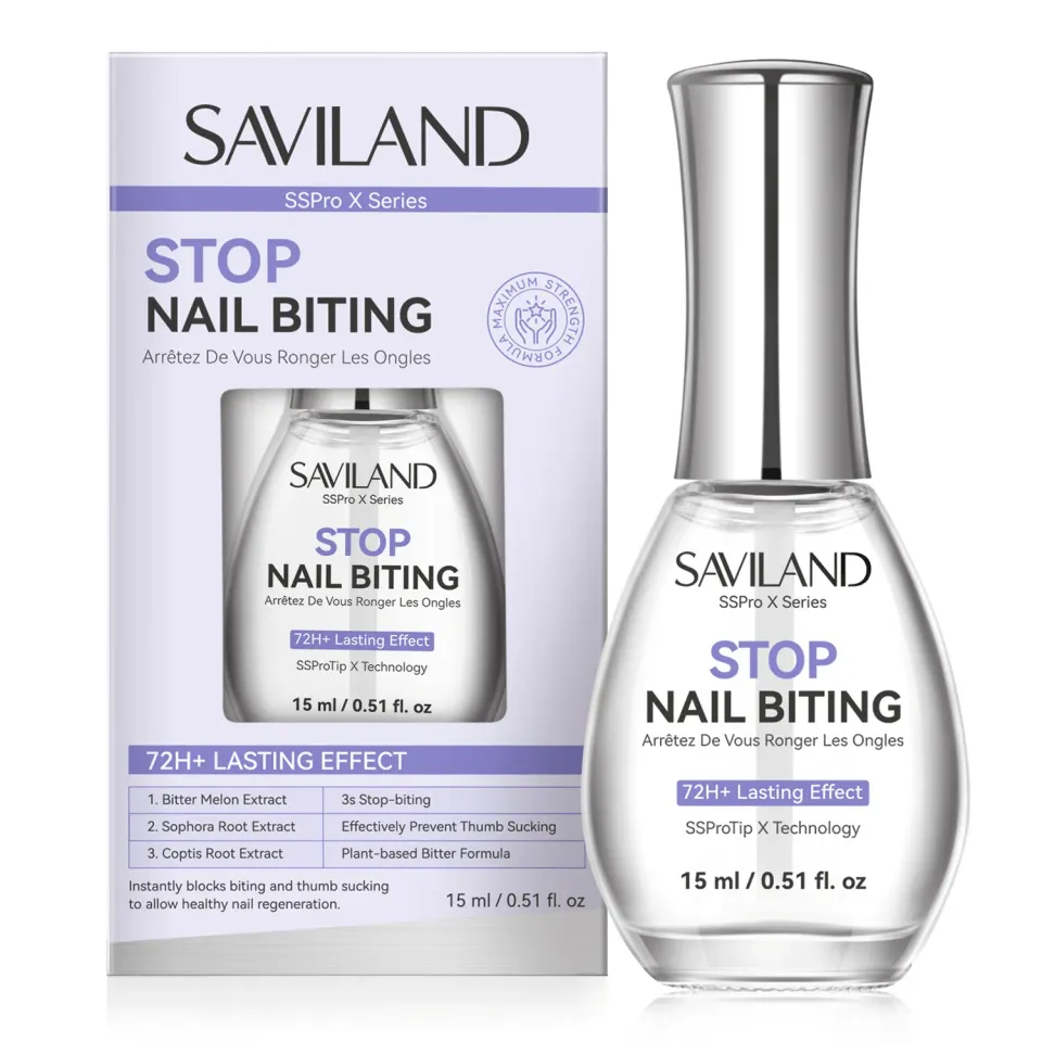 Saviland 72-Hour smalto amaro 15 ml extra forte invisibile