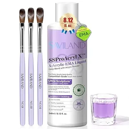 Saviland SSProAcryl X liquido acrilico kit 240 ml