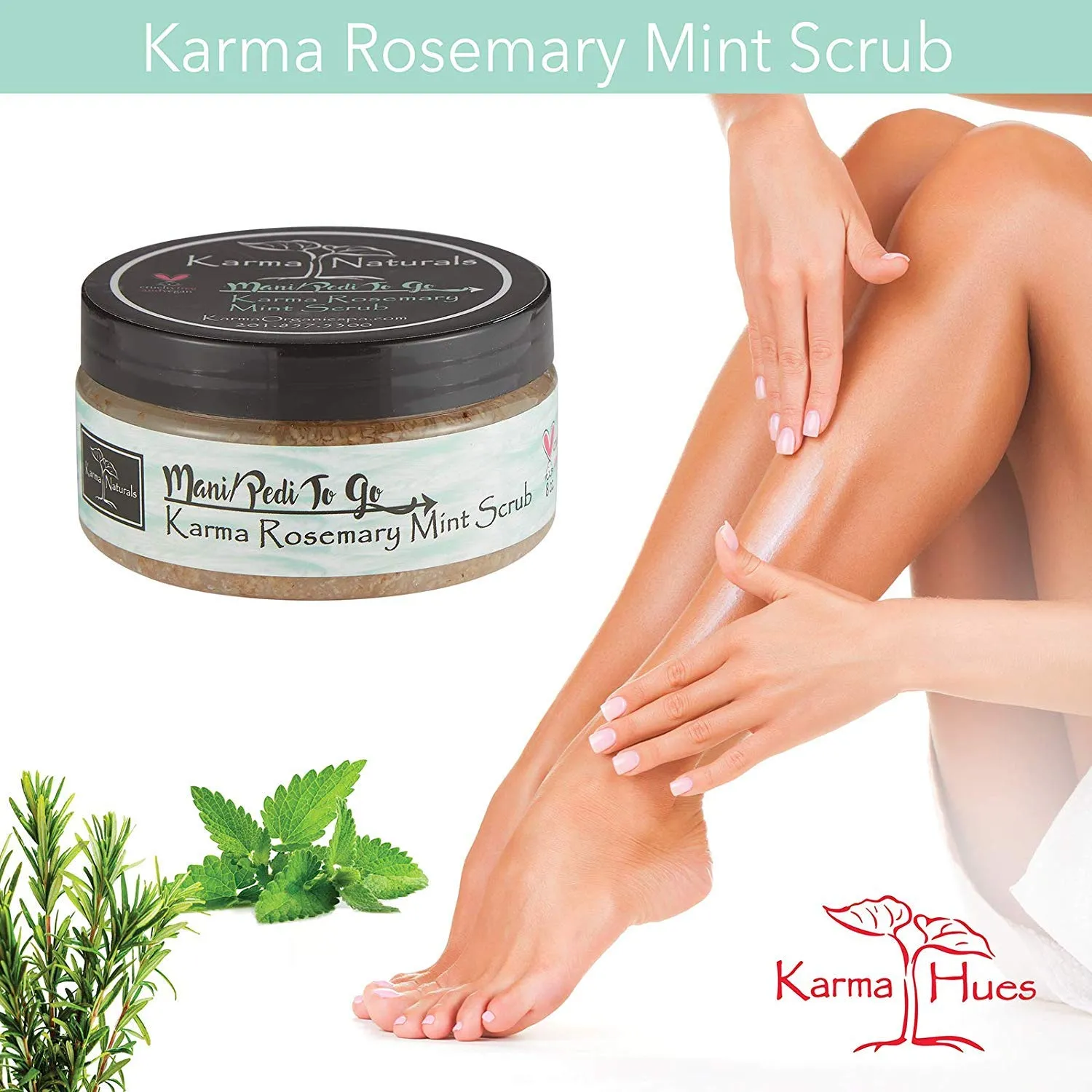 Karma Organic Rosmarino Menta scrub corpo esfoliante naturale