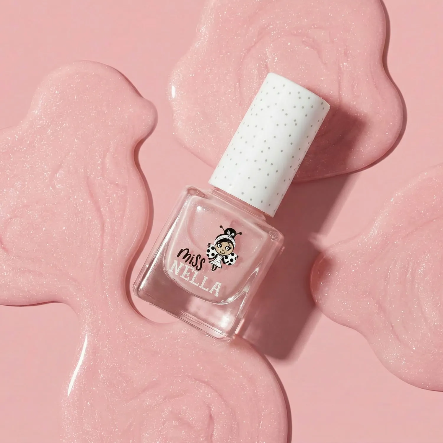 Miss Nella Cheeky Bunny smalto rosa chiaro peel-off