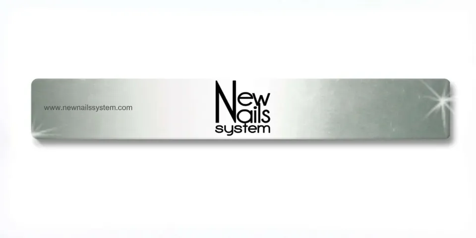 New Nails System Square base acciaio supporto lime monouso
