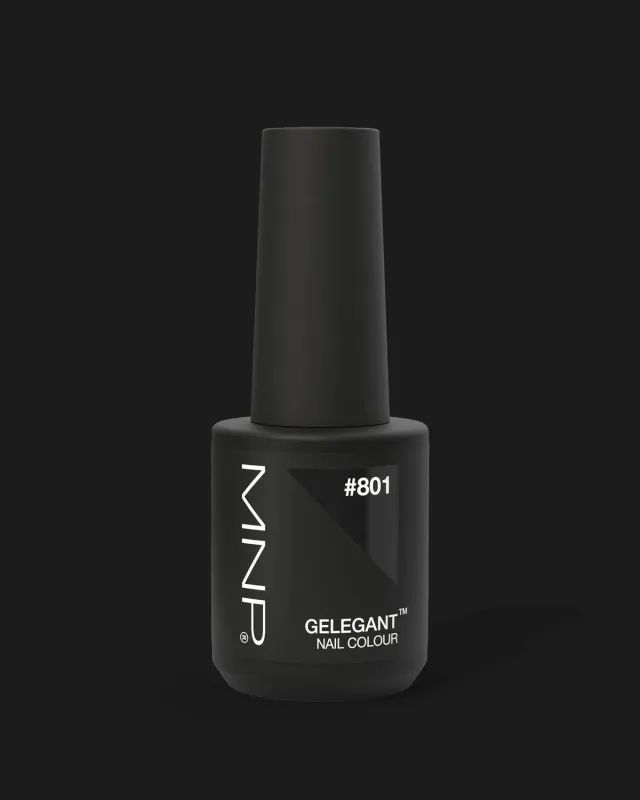 Mesauda Gelegant 801 Black Out smalto semipermanente 8 ml nero coprente