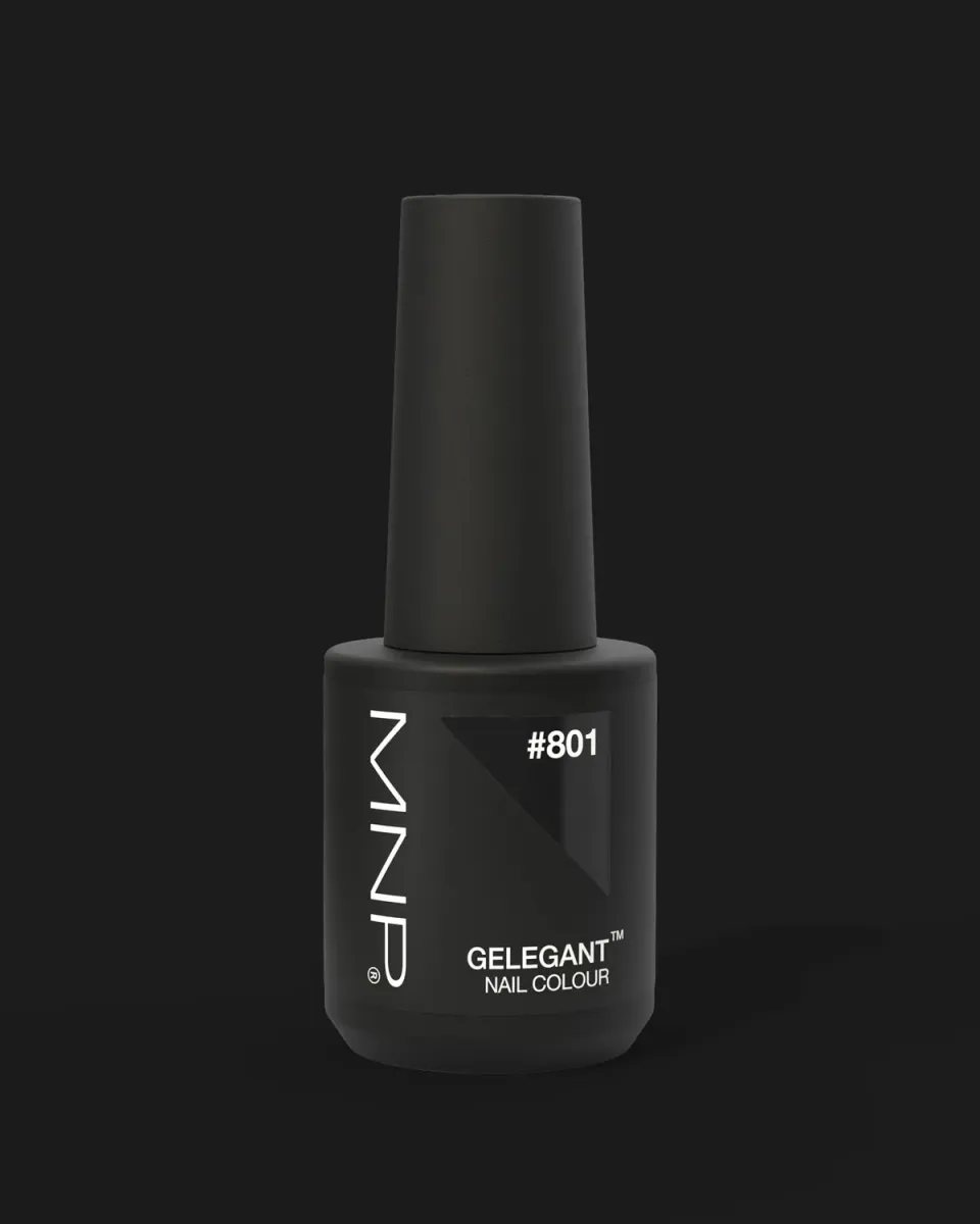 Mesauda Gelegant 801 Black Out smalto semipermanente 8 ml nero coprente