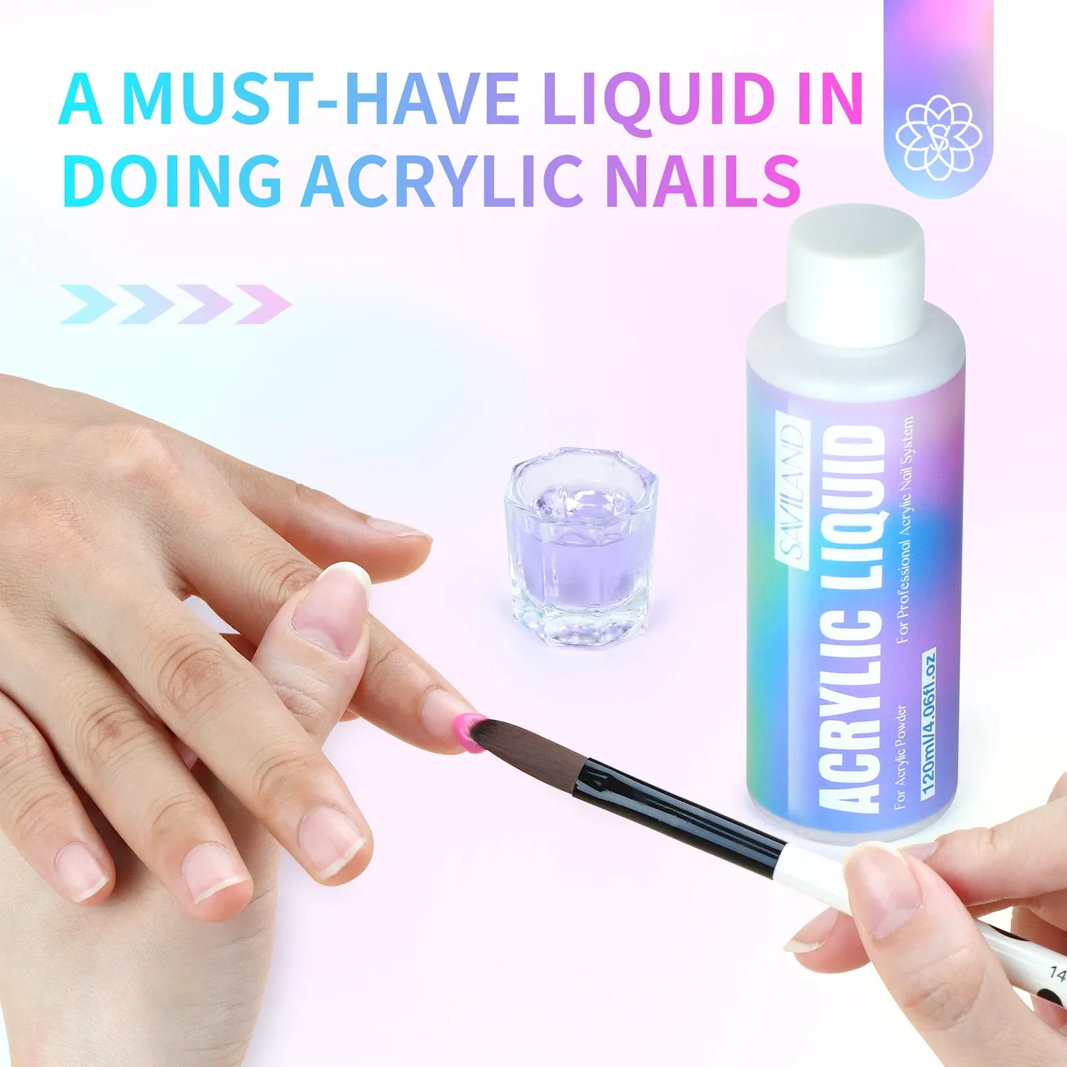 Saviland liquido acrilico unghie monomero 120 ml