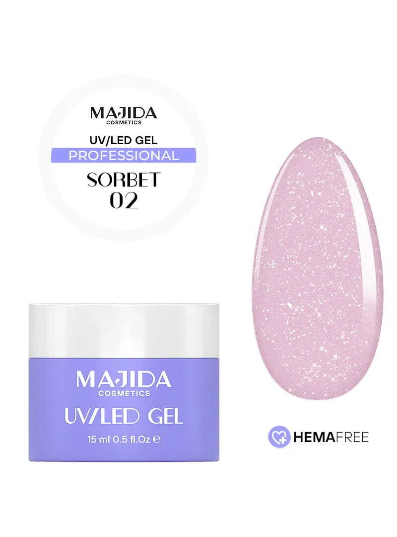 Majida Cosmetics Sorbet 02 Gel 50ml rosa shimmer