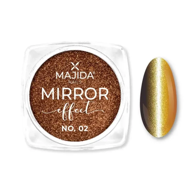 Majida Cosmetics Mirror Effect 02 pigmento unghie effetto specchio