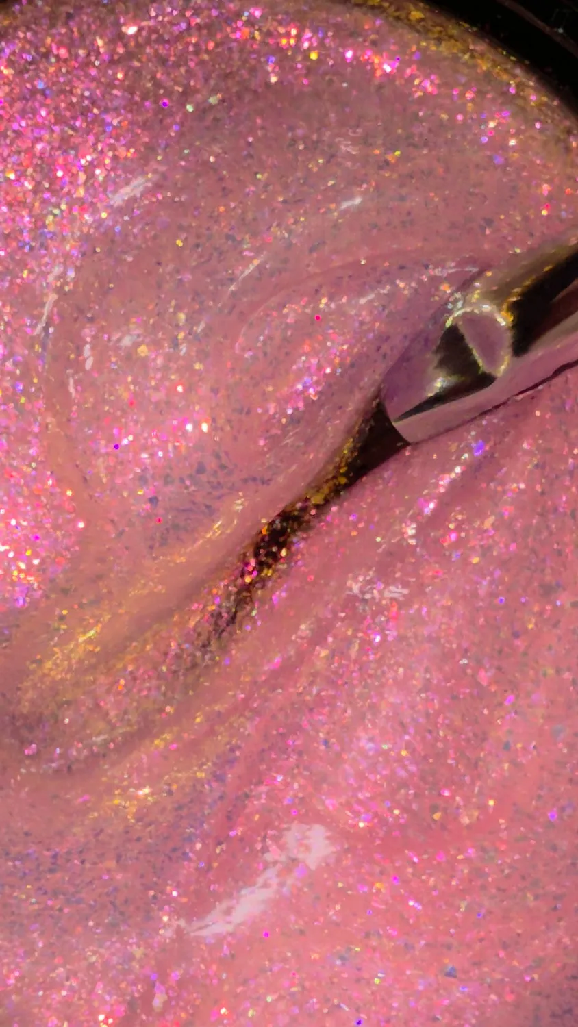 New Nails System Starlight Rosa Cipria gel costruttore olografico 25g