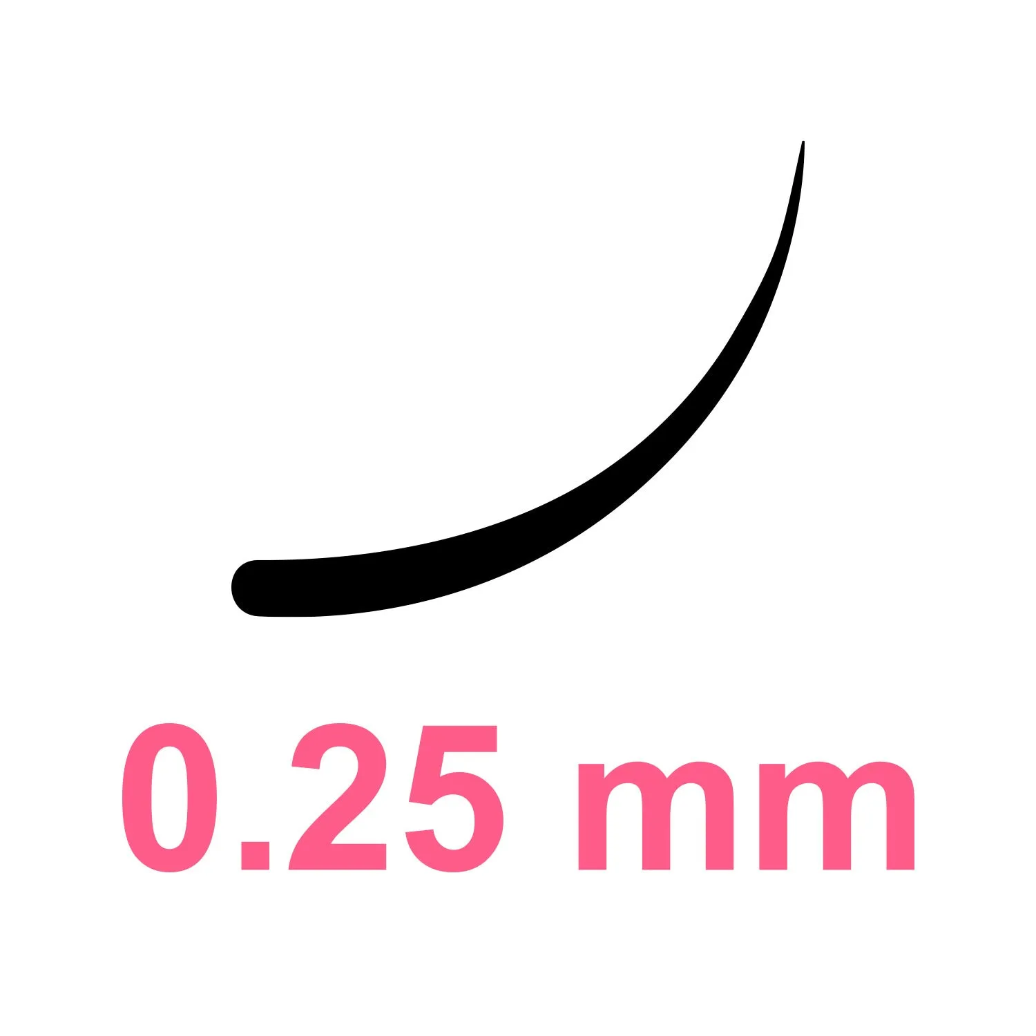 New Nails System extension ciglia curva D spessore 0.05 miste