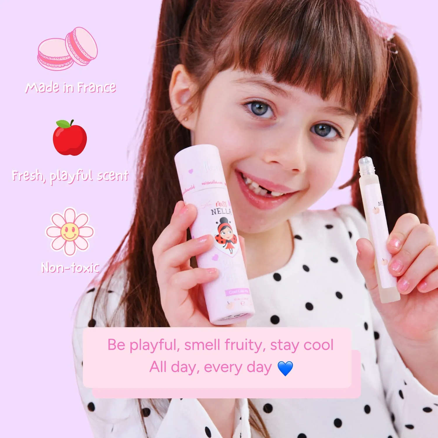 Miss Nella Cool Like Me profumo roll-on aloe bimba