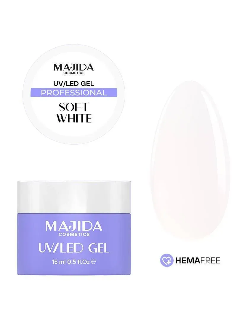 Majida Professional Soft White gel bianco latte 15ml coprente