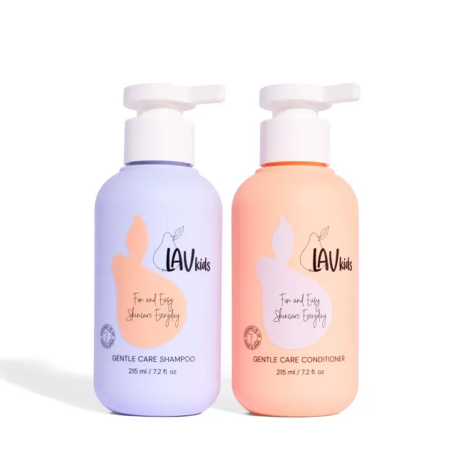 Miss Nella Lav Kids duo shampoo balsamo albicocca