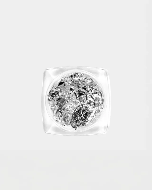 Mesauda Gelegant Silver Foil nail art 0,3 g argento