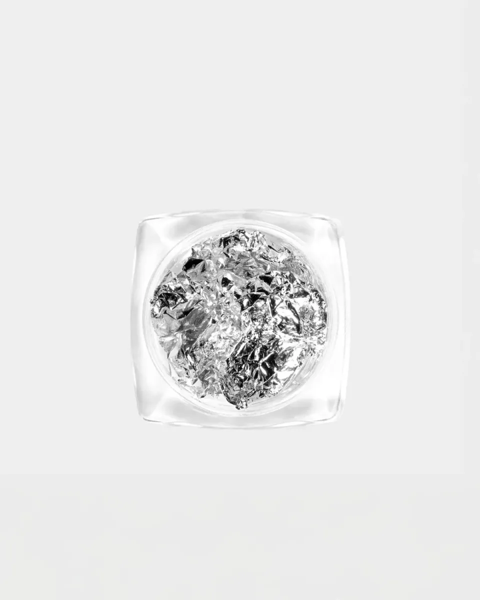 Mesauda Gelegant Silver Foil nail art 0,3 g argento