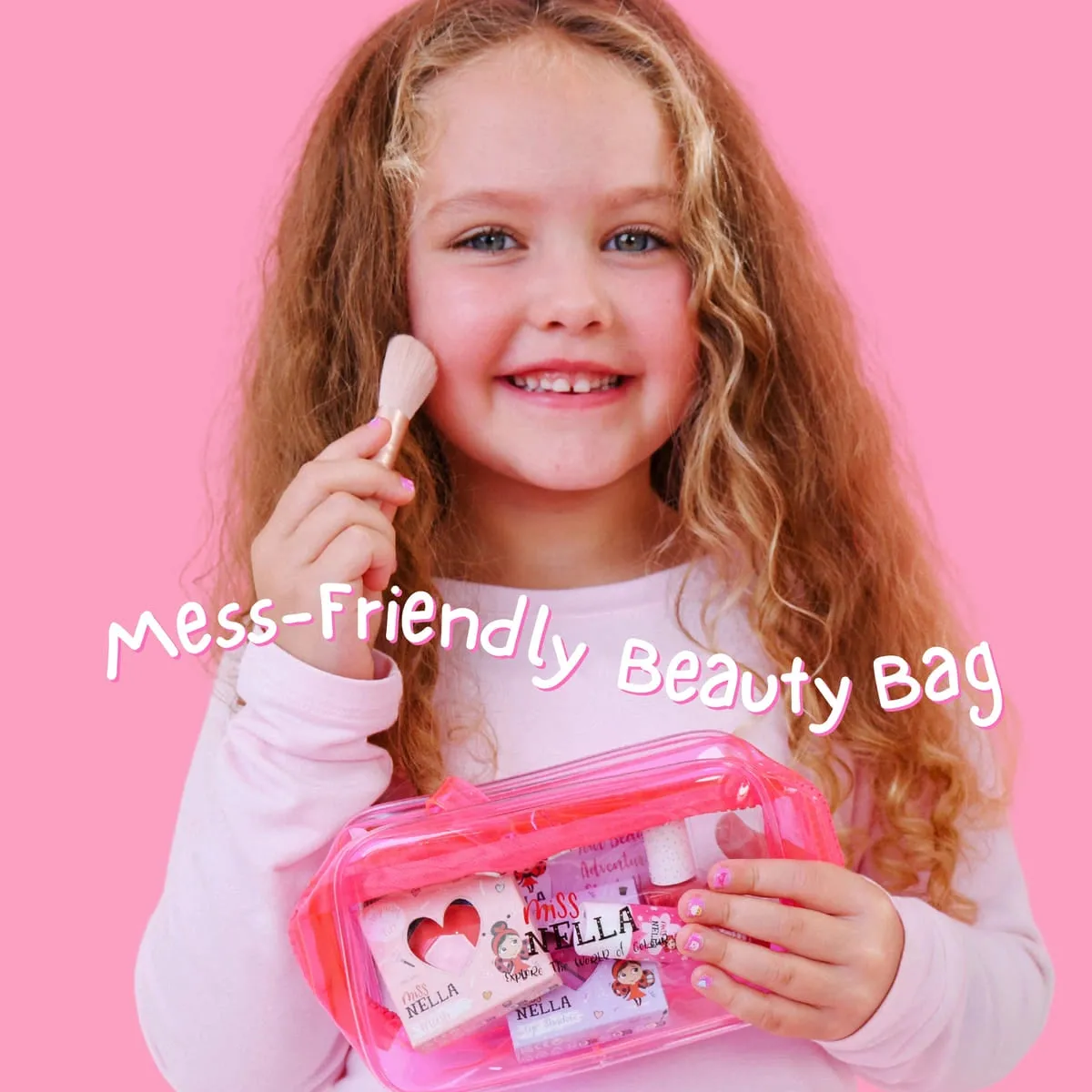 Miss Nella Bag of Wonders Pink set smalti trucco bambina