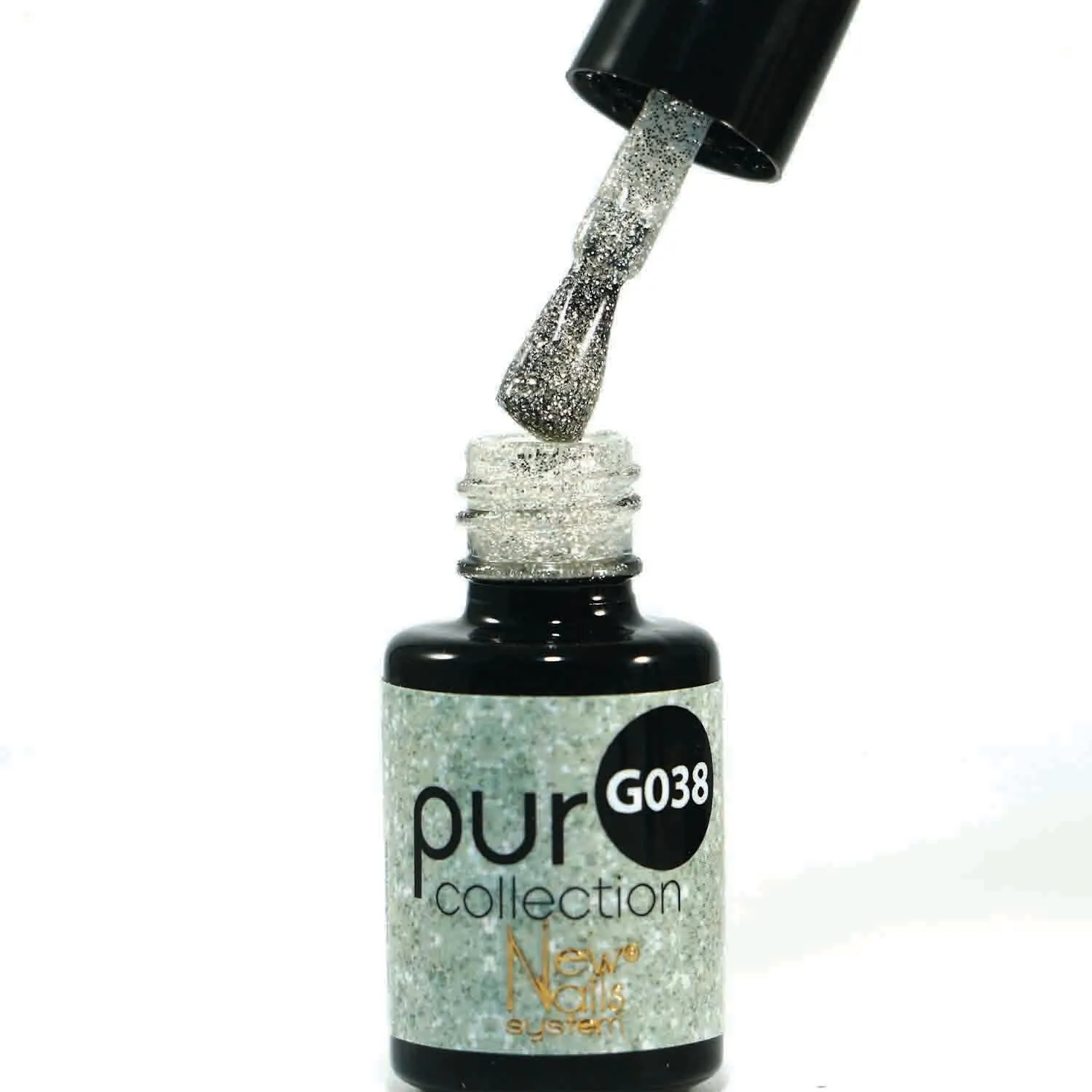 New Nails System Secret Stars G038 smalto semiperm. champagne