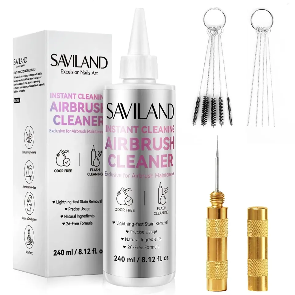 Saviland Cleaner kit pulizia profonda aerografo