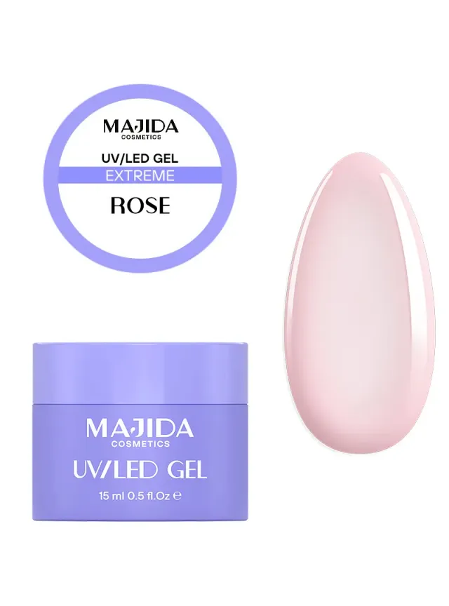 Majida Cosmetics Extreme Gel Rose gel costruttore 15 ml rosa