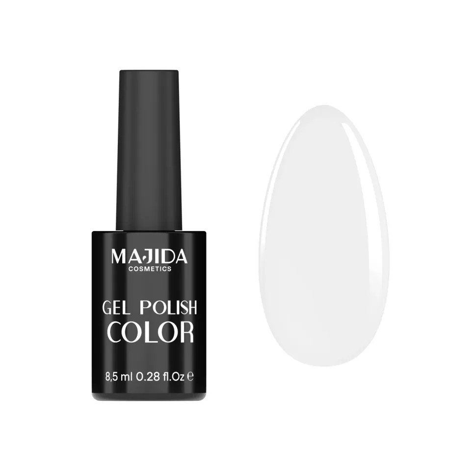 Majida Gel Polish White Chiffon smalto semipermanente 8,5 ml coprente