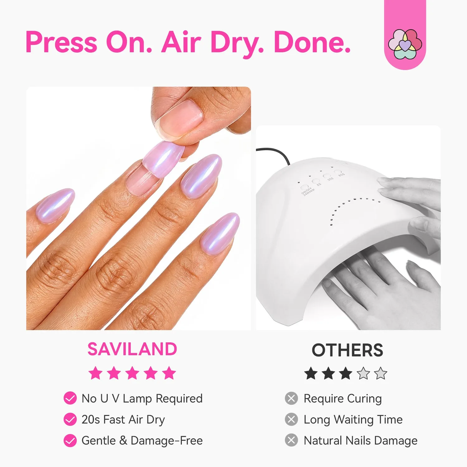 Saviland colla unghie press-on 12g + remover 12ml